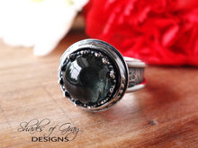 Load image into Gallery viewer, Gray Tourmaline Ring or Pendant (Choose Your Size)