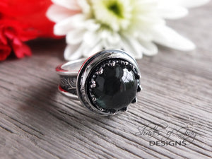Gray Tourmaline Ring or Pendant (Choose Your Size)