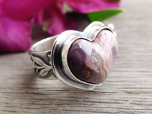 Load image into Gallery viewer, RESERVED: Purple Passion Agate Ring or Pendant (Choose Your Size)