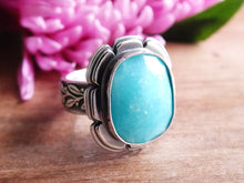 Load image into Gallery viewer, Rose Cut Amazonite Ring or Pendant (Choose Your Size)