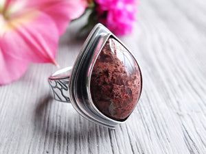 Moss Agate Ring or Pendant (Choose Your Size)