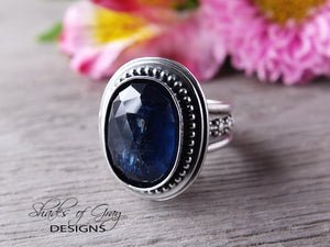 Blue Rose Cut Kyanite Ring or Pendant (Choose Your Size)