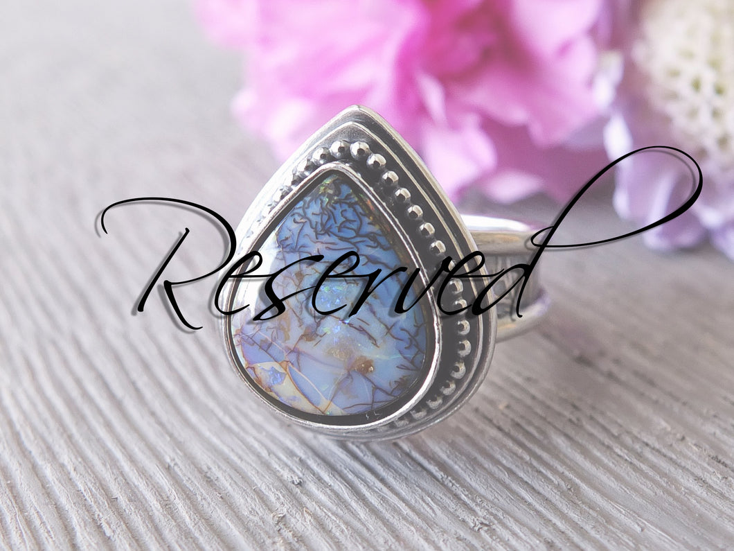 RESERVED: Monarch Opal Ring or Pendant (Choose Your Size)