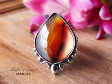 Load image into Gallery viewer, Reserved: Montana Agate Ring or Pendant (Choose Your Size)