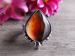 Reserved: Montana Agate Ring or Pendant (Choose Your Size)