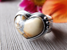 Load image into Gallery viewer, Maligano Jasper Heart Ring or Pendant (Choose Your Size)