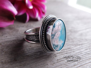 Plume Agate Doublet Ring or Pendant (Choose Your Size)