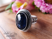 Load image into Gallery viewer, Blue Rose Cut Kyanite Ring or Pendant (Choose Your Size)