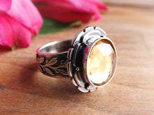 Load image into Gallery viewer, Rose Cut Citrine Ring or Pendant (Choose Your Size)
