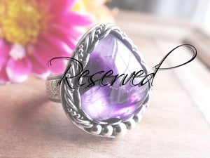 RESERVED: Phantom Amethyst Ring or Pendant (Choose Your Size)