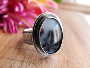 Dendritic Agate Ring (Choose Your Size)