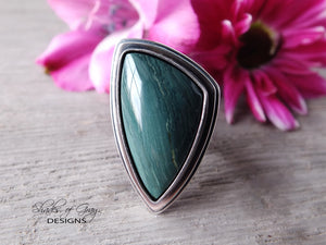 Gary Green Petrified Wood Ring or Pendant (Choose Your Size)