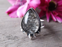 Load image into Gallery viewer, Tourmalated Quartz Ring or Pendant (Choose Your Size)