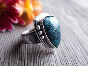 Hubei Turquoise Ring or Pendant (Choose Your Size)