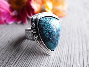 Hubei Turquoise Ring or Pendant (Choose Your Size)