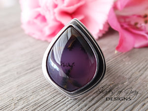 Amethyst Sage Agate Ring or Pendant (Choose Your Size)