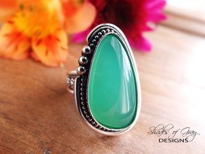 Chrysoprase Ring or Pendant (Choose Your Size)