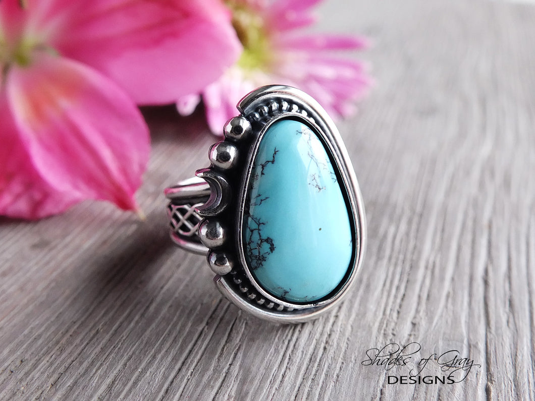 Sierra Nevada Turquoise Ring or Pendant (Choose Your Size)