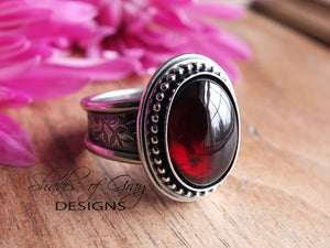 Garnet Ring or Pendant (Choose Your Size)