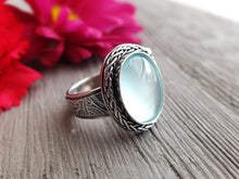Load image into Gallery viewer, RESERVED: Aquamarine Ring or Pendant (Choose Your Size)