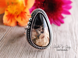 Indonesian Petrified Palm Root Ring or Pendant (Choose Your Size)