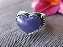 Load image into Gallery viewer, Lepidolite Heart Ring or Pendant (Choose Your Size)