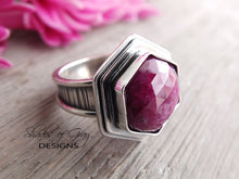 Load image into Gallery viewer, Hexagonal Ruby Ring or Pendant (Choose Your Size)