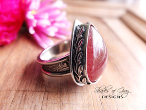 Strawberry Quartz Ring or Pendant (Choose Your Size)
