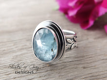 Load image into Gallery viewer, Rose Cut Light Blue Kyanite Ring or Pendant (Choose Your Size)