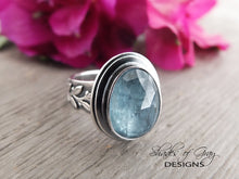 Load image into Gallery viewer, Rose Cut Light Blue Kyanite Ring or Pendant (Choose Your Size)