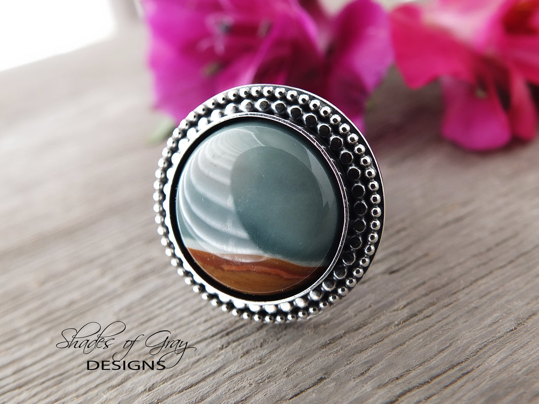 Polychrome Jasper Ring or Pendant (Choose Your Size)