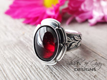 Load image into Gallery viewer, RESERVED: Garnet Ring or Pendant (Choose Your Size)