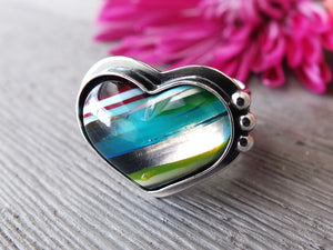 Surfite Heart Ring or Pendant (Choose Your Size)