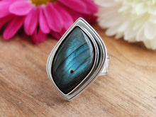 Load image into Gallery viewer, Blue Labradorite Ring or Pendant (Choose Your Size)