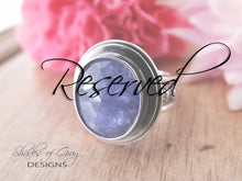 Load image into Gallery viewer, RESERVED: Rose Cut Tanzanite Ring or Pendant (Choose Your Size)