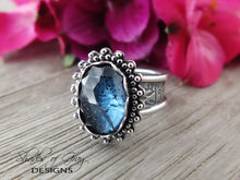 Load image into Gallery viewer, Rose Cut Teal Kyanite Ring or Pendant (Choose Your Size)