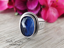 Load image into Gallery viewer, Rose Cut Blue Kyanite Ring or Pendant (Choose Your Size)