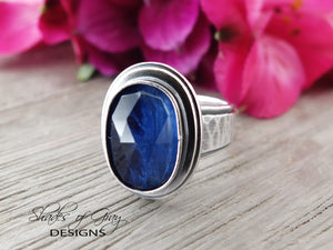 Rose Cut Blue Kyanite Ring or Pendant (Choose Your Size)
