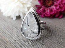 Load image into Gallery viewer, RESERVED: Tourmalated Quartz Ring or Pendant (Choose Your Size)