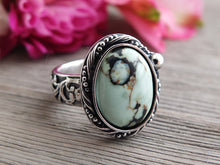 Load image into Gallery viewer, Butterfly Wing Variscite Ring or Pendant (Choose Your Size)