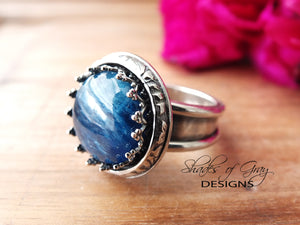 Blue Apatite Ring or Pendant (Choose Your Size)