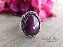 Load image into Gallery viewer, Rose Cut Ruby Ring or Pendant (Choose Your Size)