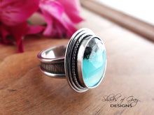 Load image into Gallery viewer, Rose Cut Peruvian Opal Ring or Pendant (Choose Your Size)