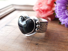 Load image into Gallery viewer, RESERVED: Surfite Heart Ring or Pendant (Choose Your Size)
