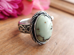 Butterfly Wing Variscite Ring or Pendant (Choose Your Size)