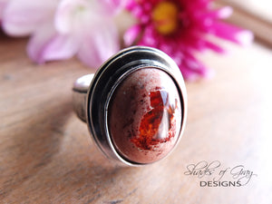 Mexican Fire Opal Ring or Pendant (Choose Your Size)