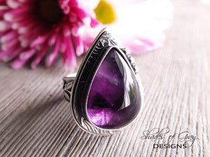 Atomic Amethyst Ring or Pendant (Choose Your Size)