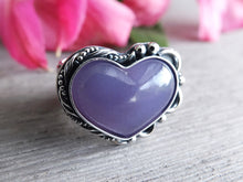Load image into Gallery viewer, Lepidolite Heart Ring or Pendant (Choose Your Size)