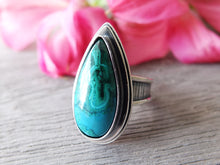 Load image into Gallery viewer, Malachite Chrysocolla Ring or Pendant (Choose Your Size)