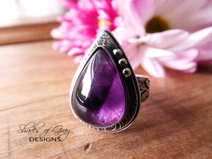 Atomic Amethyst Ring or Pendant (Choose Your Size)